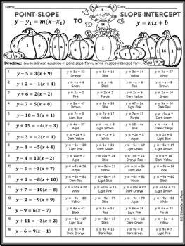 Check spelling or type a new query. Thanksgiving Algebra Writing Linear Equations (Point-Slope ...