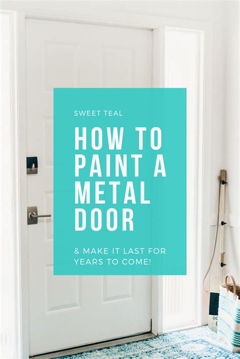 Painting A Metal Door Any Color Learn How To Paint A Metal Door The
