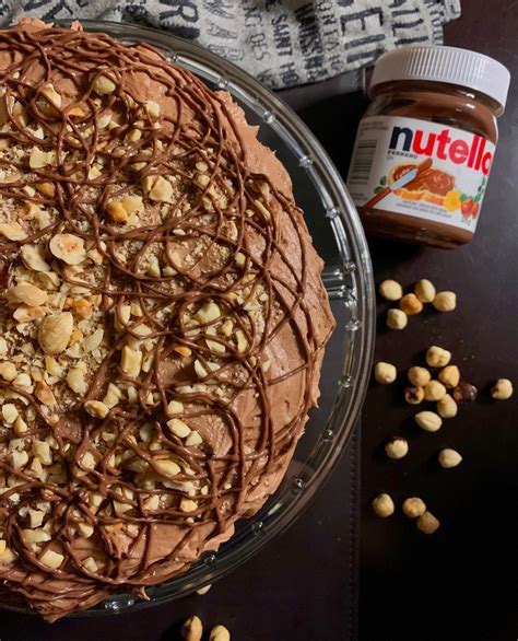 The Drool Inducing Hazelnut Nutella Cake You Will Love Put The Recipe