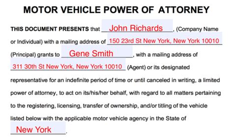 Sample Letter Of Authorization To Drive Vehicle