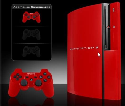 Ps 3 Red Limited Edition In Australia Soon Australian Gadget And