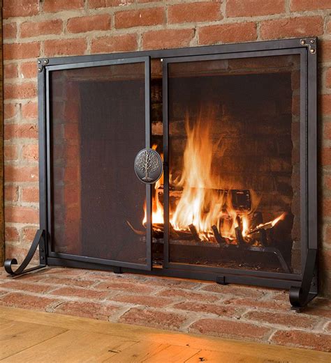 Greenwood Fire Screen With Doors Plow And Hearth