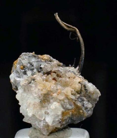 19cms Native Silver Wires Crystals Quartz Peru Argentite Etsy