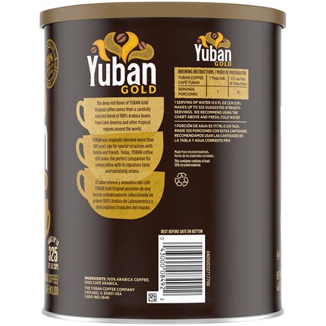 Yuban Gold Original Medium Roast Ground Coffee 46 Oz Canister