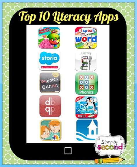 Teaching With Mrs Hynst Top 10 Literacy Apps