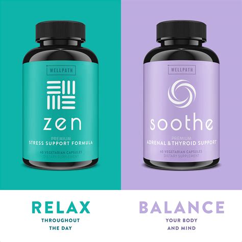 Zen Anxiety And Stress Relief Supplement Natural Herbal Formula Supporting Calm Positive Mood