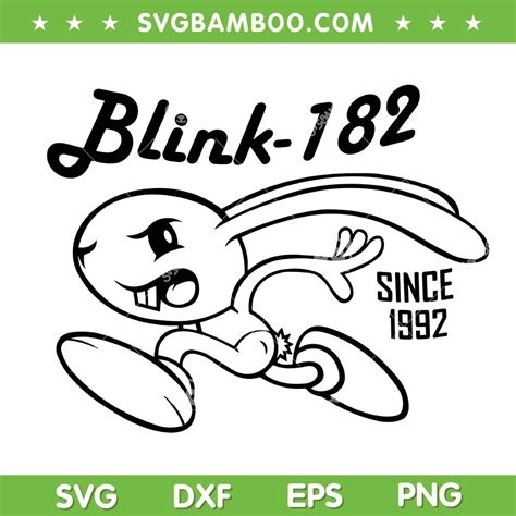 Rabbit Blink 182 Since 1992 Svg Png