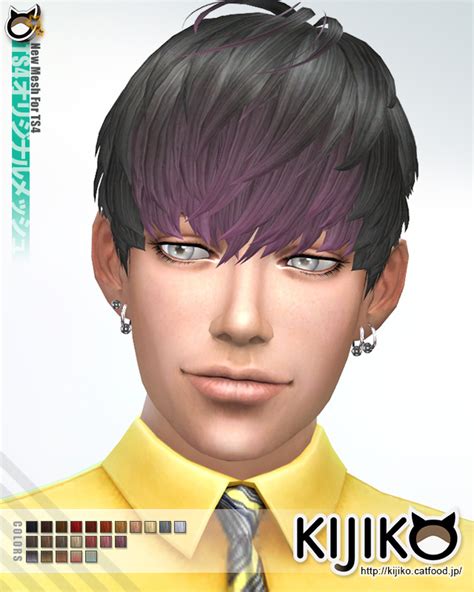 Short Hair With Heavy Bangs Males At Kijiko Sims 4 Updates