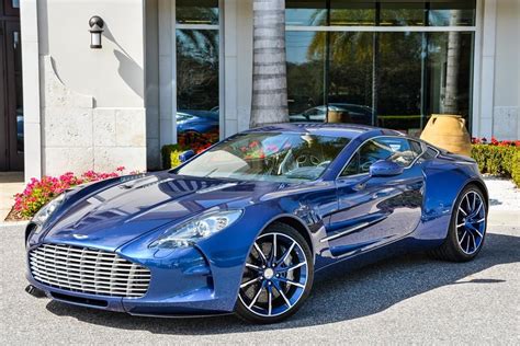 Striking Blue Aston Martin One 77 For Sale In The Us The Supercar