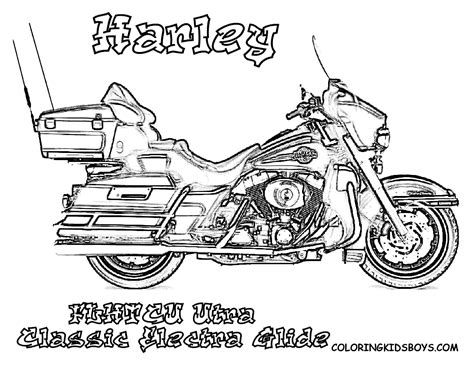 The pictures featured on motorcycle coloring pages can vary from regular motorcycles and police motorcycles to funny animated motorcycles. Harley Davidson Coloring Pages | Harley Davidson | Free ...