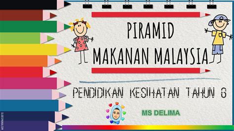 Pendidikan Kesihatan Tahun 6 Unit 3 Piramid Makanan Malaysia