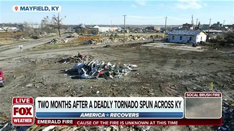 Drone Footage Shows Mayfield Kentucky Two Months After Deadly Tornado YouTube