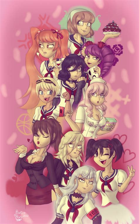 Digital Art Drawing Yandere Simulator Rivals Etsy