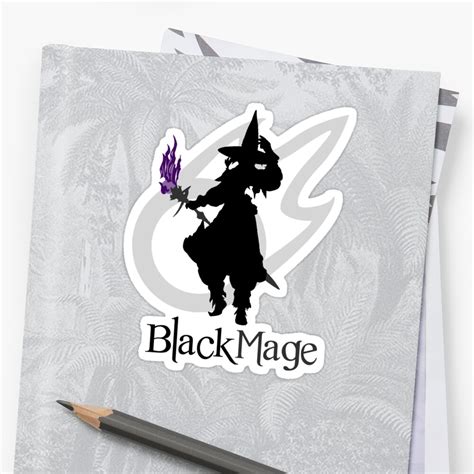 Black Mage Final Fantasy Xiv Sticker By Lnd310 Redbubble