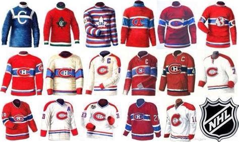 Montreal canadiens jersey history ranked! Jersey History Montreal Canadiens | NHL Visite du Temple ...