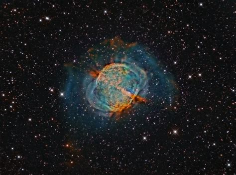 M27 Dumbbell Nebula Including Its Halo Astro Photo