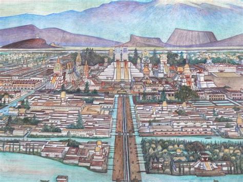 Tenochtitlan Voyage Carte Plan