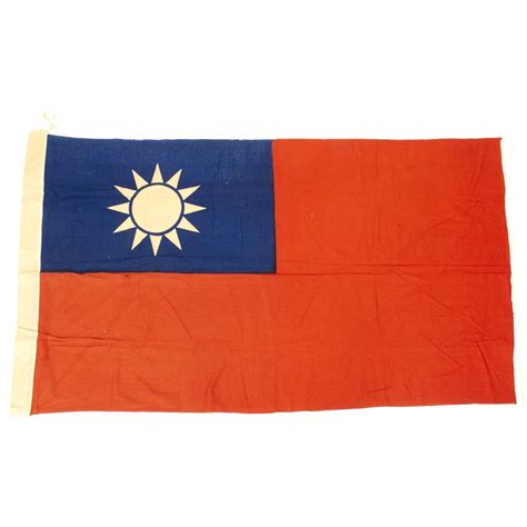 Original Republic Of China Wwii Flag 34 X 58 International Military