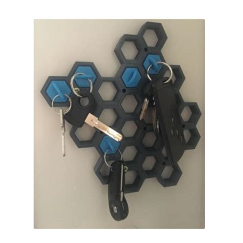 Stylish Honeycomb Key Holder For Wall Macoma Tech