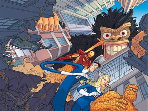 Wallpaper ID Comics Fantastic Four Invisible Woman Johnny Storm Mister Fantastic