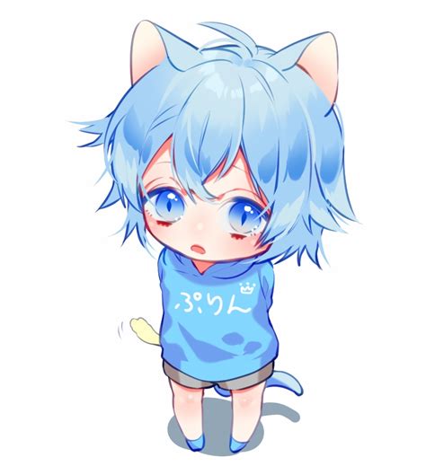 Anime Chibi Neko Boy Transparent Png Download 614239 Vippng