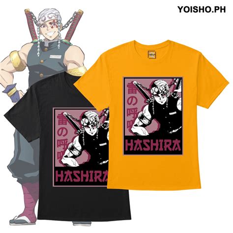 Demon Slayer Uzui Hashira Shirt Shopee Philippines