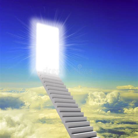 Stairway Leading Up To Bright Light Stock Photo Image Of Entrance