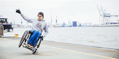 Rollstuhl Skater über Seine Sportart „eine Tolle Spielwiese Tazde