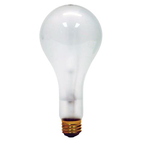 Ge 300 Watt Incandescent Ps25 Clear Light Bulb 300m130v Tp6 The Home