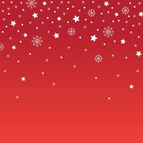 Cute Merry Christmas Star Snow Snowflake Confetti Element Ditsy