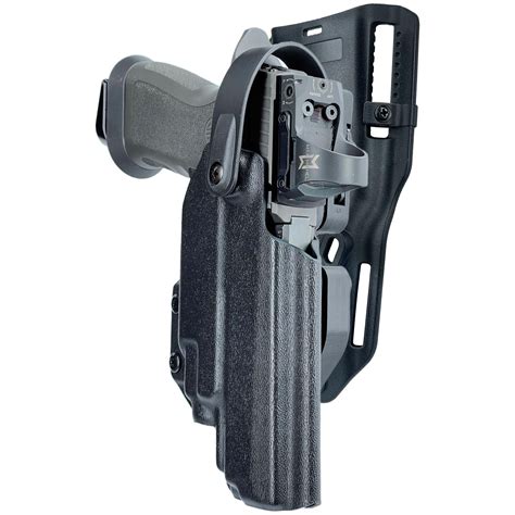 Sig Sauer P320 Full Size w/ TLR Level II Duty Drop & Offset Holster