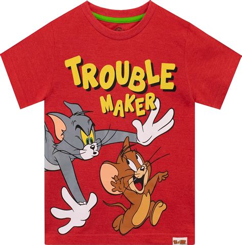 Tom And Jerry Boys Cartoon T Shirt Amazonca Clothing Shoes