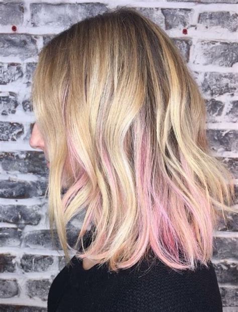 Jessica powers paints on instagram: 35 Gorgeous Peekaboo Highlights To Enhance Your Hair