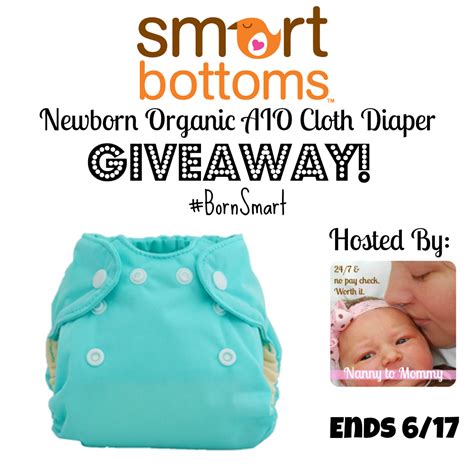 Enter To Win A Smart Bottoms Organic Cloth Diaper During The Cuckoo For