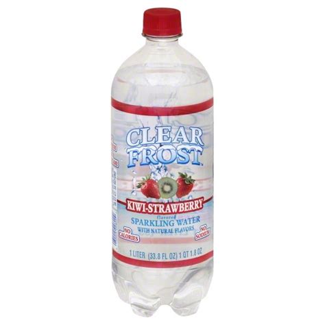 Clear Frost Sparkling Water Key Strawberry Flavored 338 Oz From