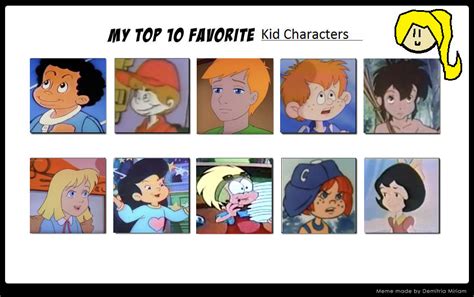 My Top 10 Favorite Kid Characters By Dawalk86 On Deviantart