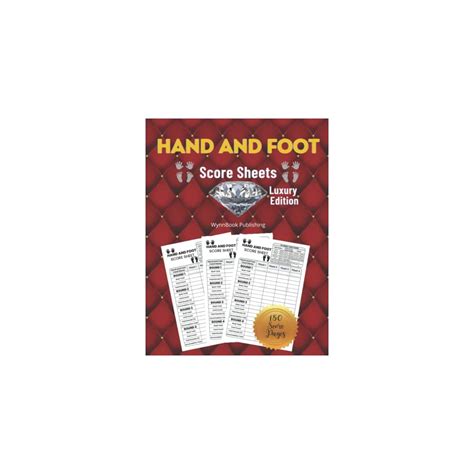 Buy Hand And Foot Score Sheets Luxury Edition Card Game Score Sheets
