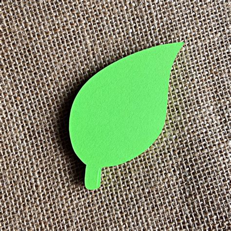 Leaf Paper Cut Outs Set Of 25 Leaf Die Cuts Paper Leaves Etsy