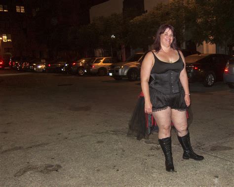 Wallpaper Street Night Car Road Dress Corset Tights Fishnets Midnight Bbw Girl
