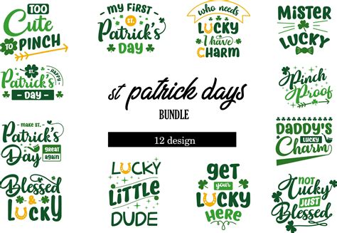 St Patrick S Day Quotes Bundle Graphic By Graphicrun Creative Fabrica