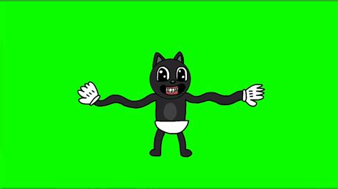 Baby Cartoon Cat Green Screen Youtube