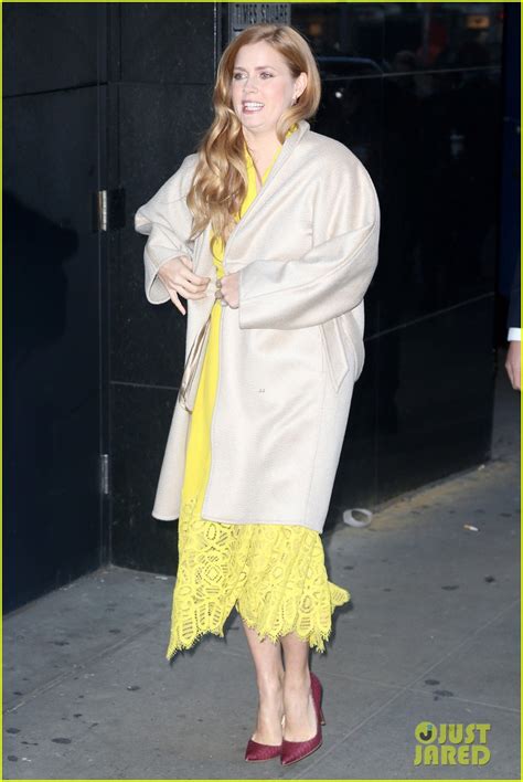 Photo Amy Adams Shines In Yellow 08 Photo 3806082 Just Jared