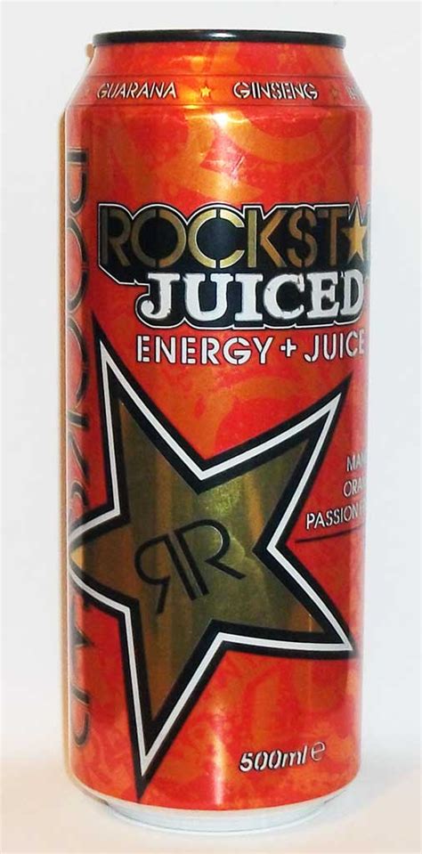 Rockstar Juiced Mango Orange Passion Fruit Fizzy Wake Up