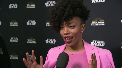 Star Wars The Rise Of Skywalker Naomi Ackie Jannah Movie Interview Screenslam Youtube