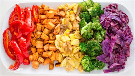 Roasted Rainbow Veggies - Vegan Gluten Free Life