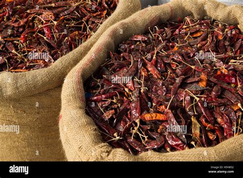 Dried Chillies Jaffna Market Jaffna Sri Lanka Stock Photo Alamy