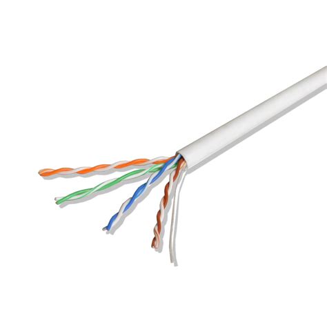 Cat5e Cable Utp 1000ft White Solid Wire Bulk Ethernet Lan Network Cat5