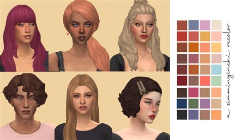 Sims 4 More Hair Colors Mod
