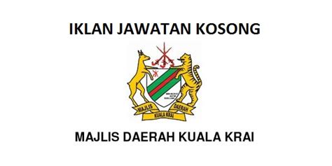 Jom lihat apakah kekosongan jawatan tersebut dan bagaimana cara nak apply iklan jawatan itu. Job Vacancies 2018 at Majlis Daerah Kuala Krai - Jawatan ...