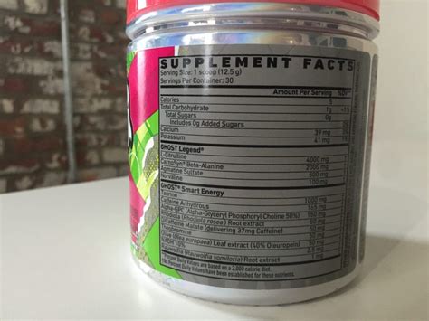 Ghost Legend Pre Workout Review Whats Smart Energy Barbend
